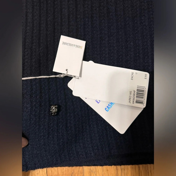 Zadig & Voltaire Jared Cashmere Scarf - Picture 6 of 6